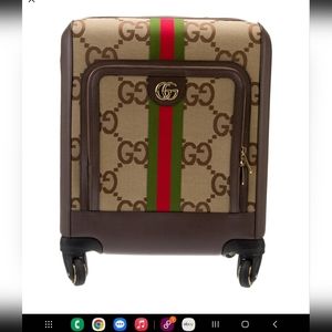 Authentic Gucci GG Jumbo Cabin Trolley Luggage Bag